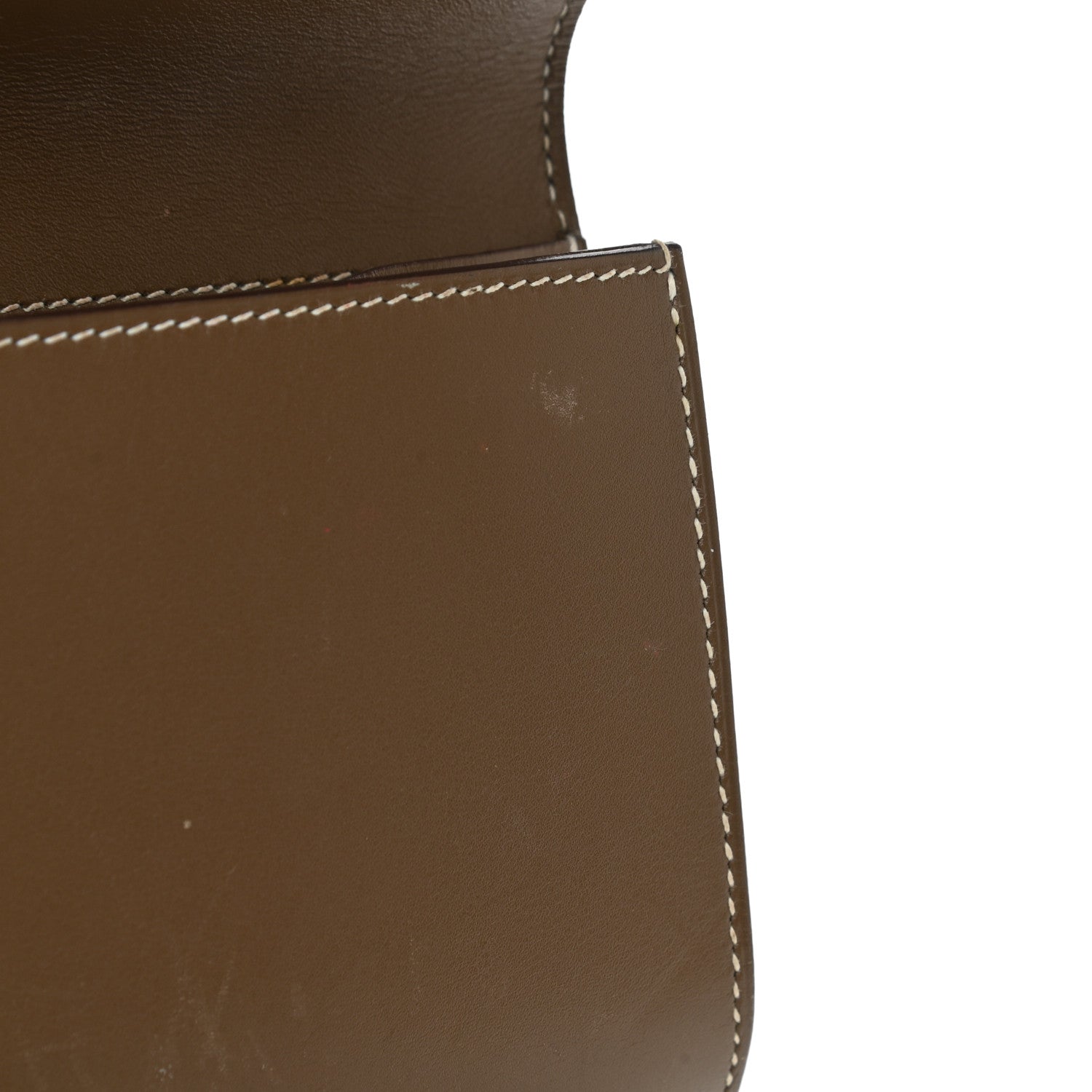 Hermes Tadelakt Medor 23 Clutch Etoupe 10 of 10