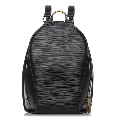Louis Vuitton Epi Mabillon Backpack Black 1 of 8