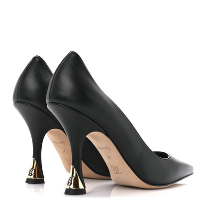 Louis Vuitton Calfskin Pumps 37 Black 4 of 8