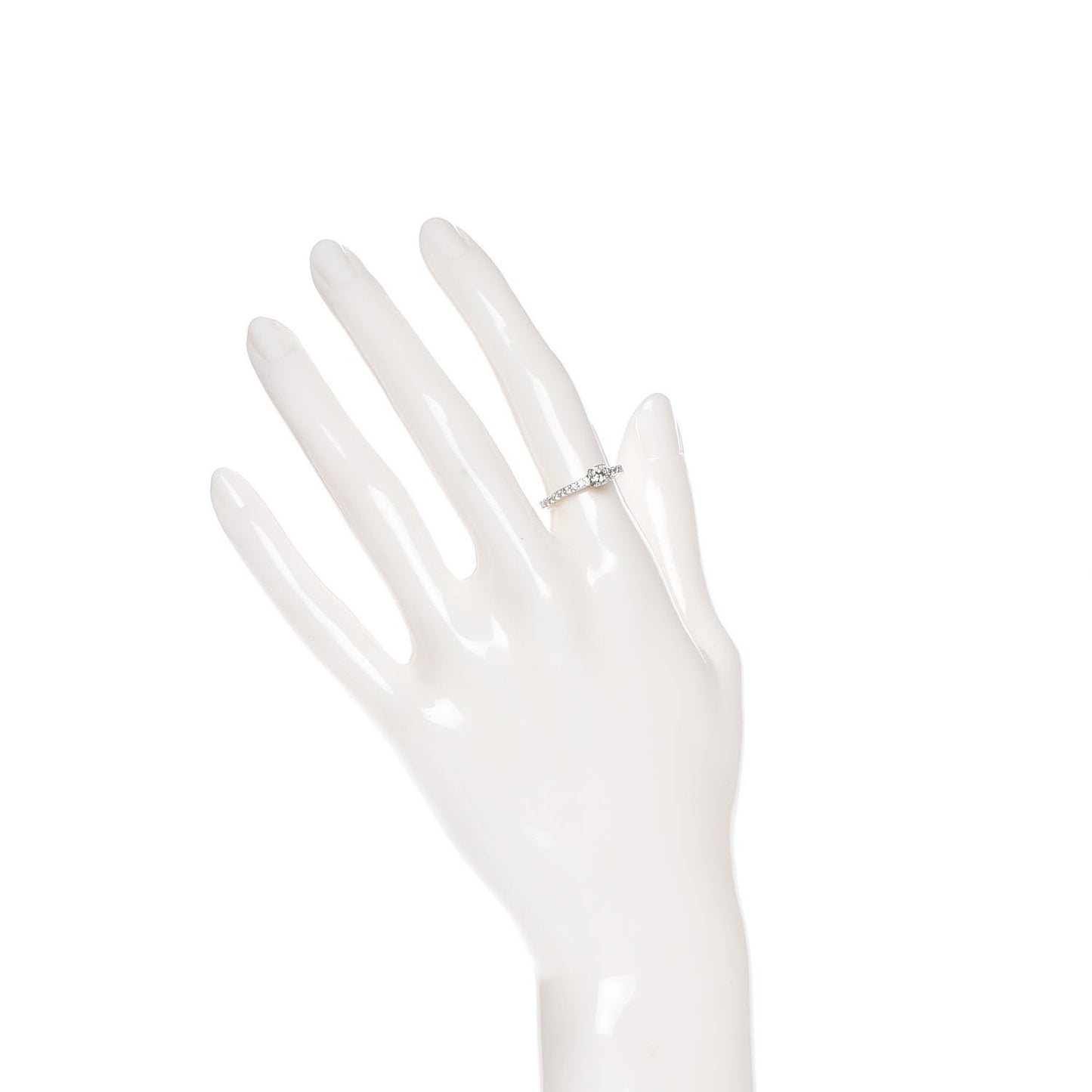 Platinum Diamond .32ct Novo Ring 5.25