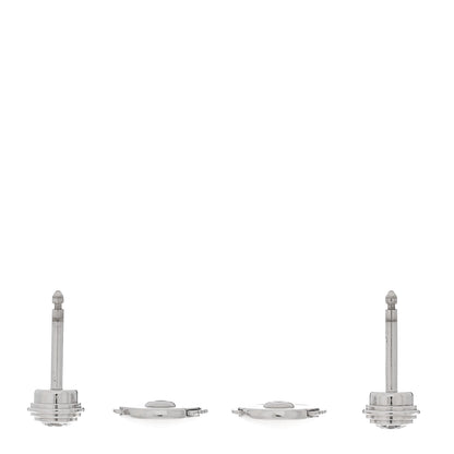 Cartier 18K White Gold Diamond MM D'Amour Earrings 3 of 5