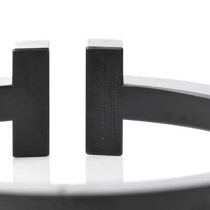 Tiffany Black-Coated Stainless Steel T Square Bracelet 4 of 4
