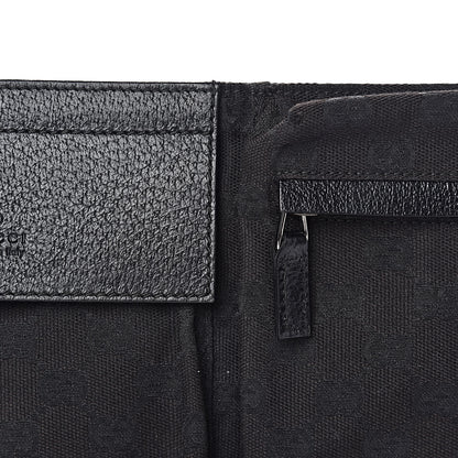 Gucci GG Monogram Double Pocket Belt Bag Black 10 of 13