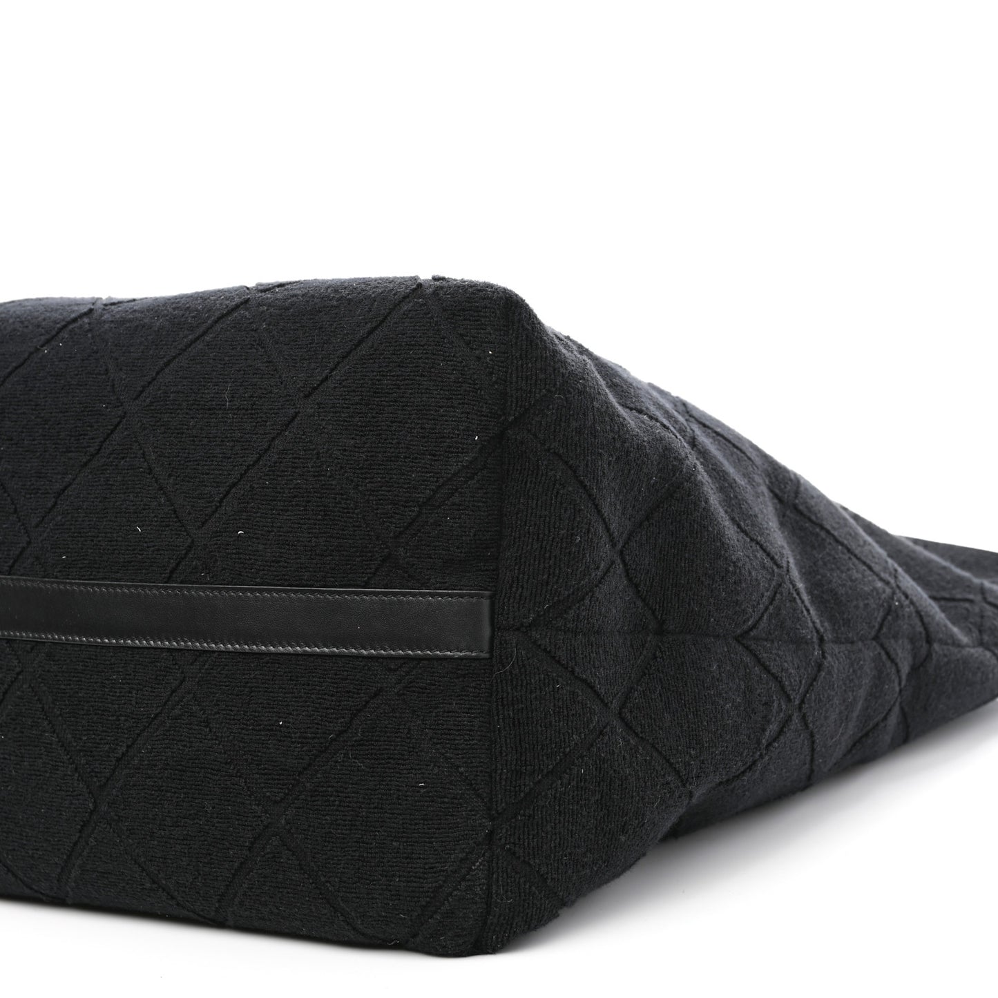 Terry Cotton CC Beach Tote Set Black