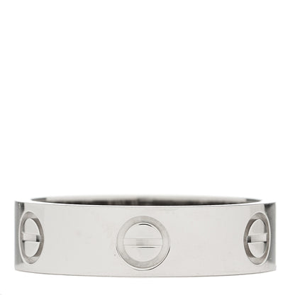 Cartier Platinum 5.5mm LOVE Ring 56 7.5 3 of 4