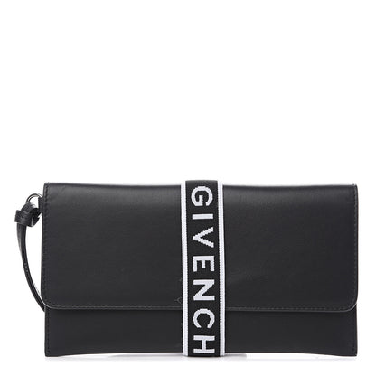 Givenchy Calfskin 4G Flap Pouch Black 1 of 7