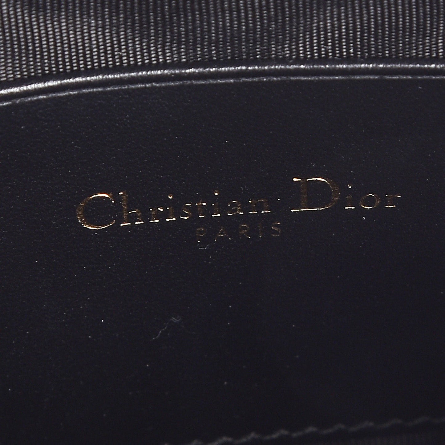 Calfskin J'adior Croisiere Chain Pouch Black