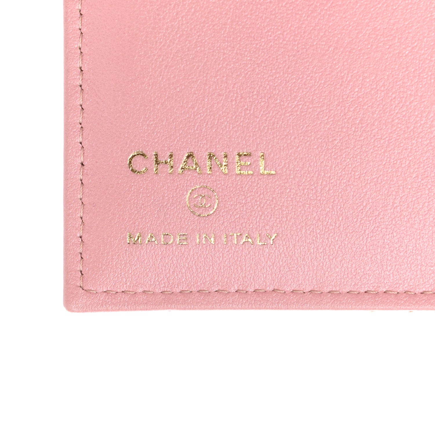 Chanel Iridescent Caviar Quilted Passport Holder Pink 6 of 8