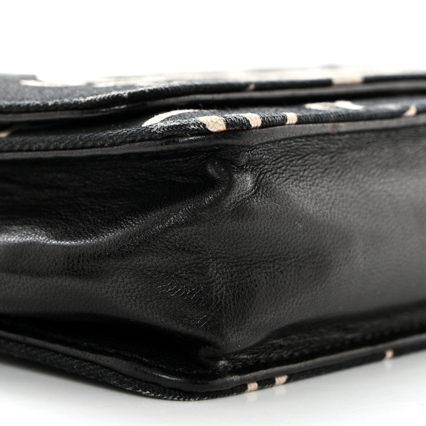 Denim Coco Wallet On Chain WOC Black