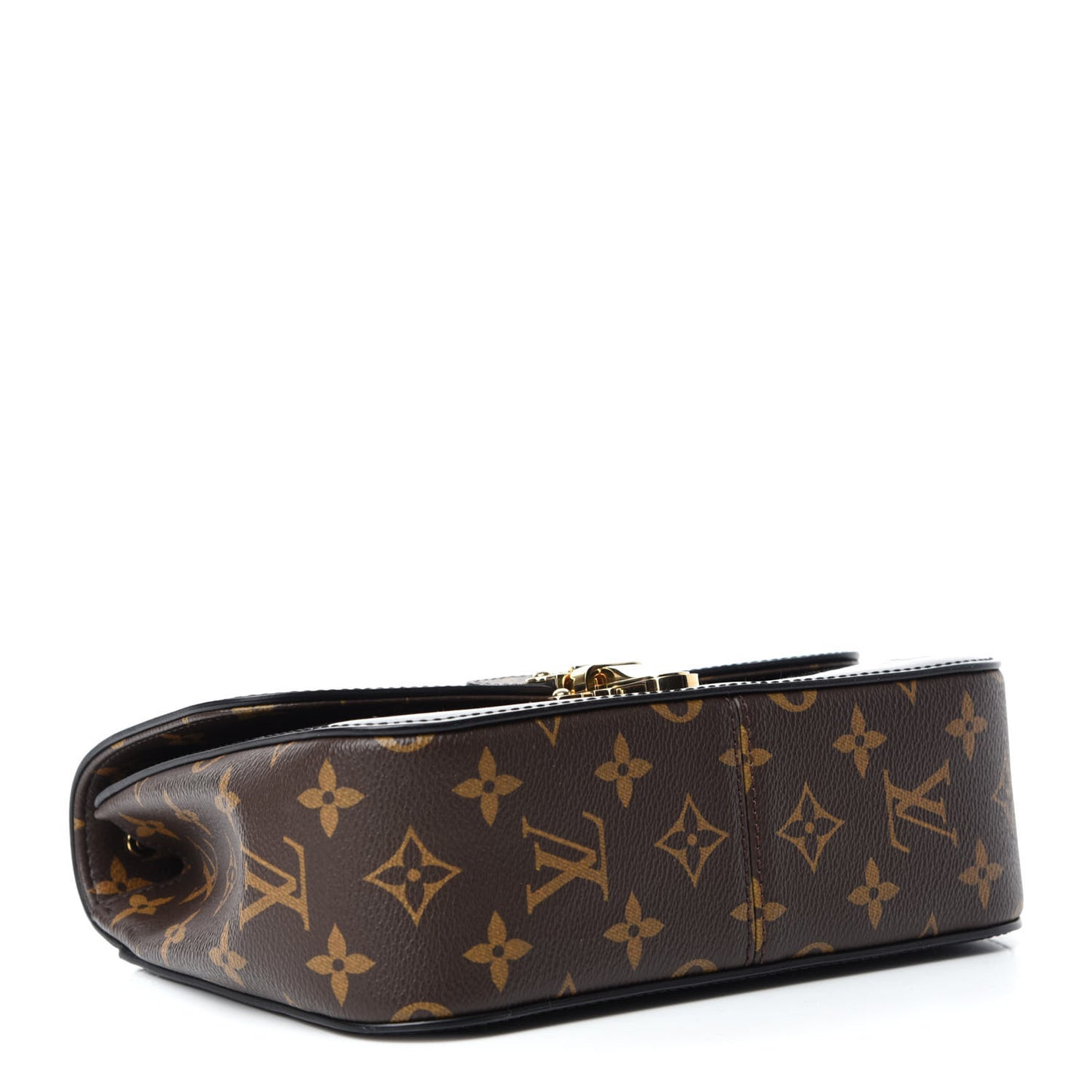 Patent Calfskin Monogram Cherrywood BB Black