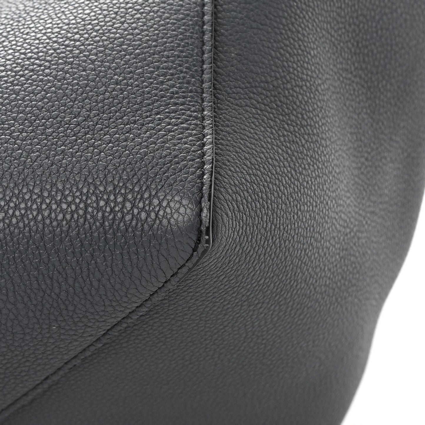 Soft Grained Calfskin Small Belt Cabas Phantom Slate
