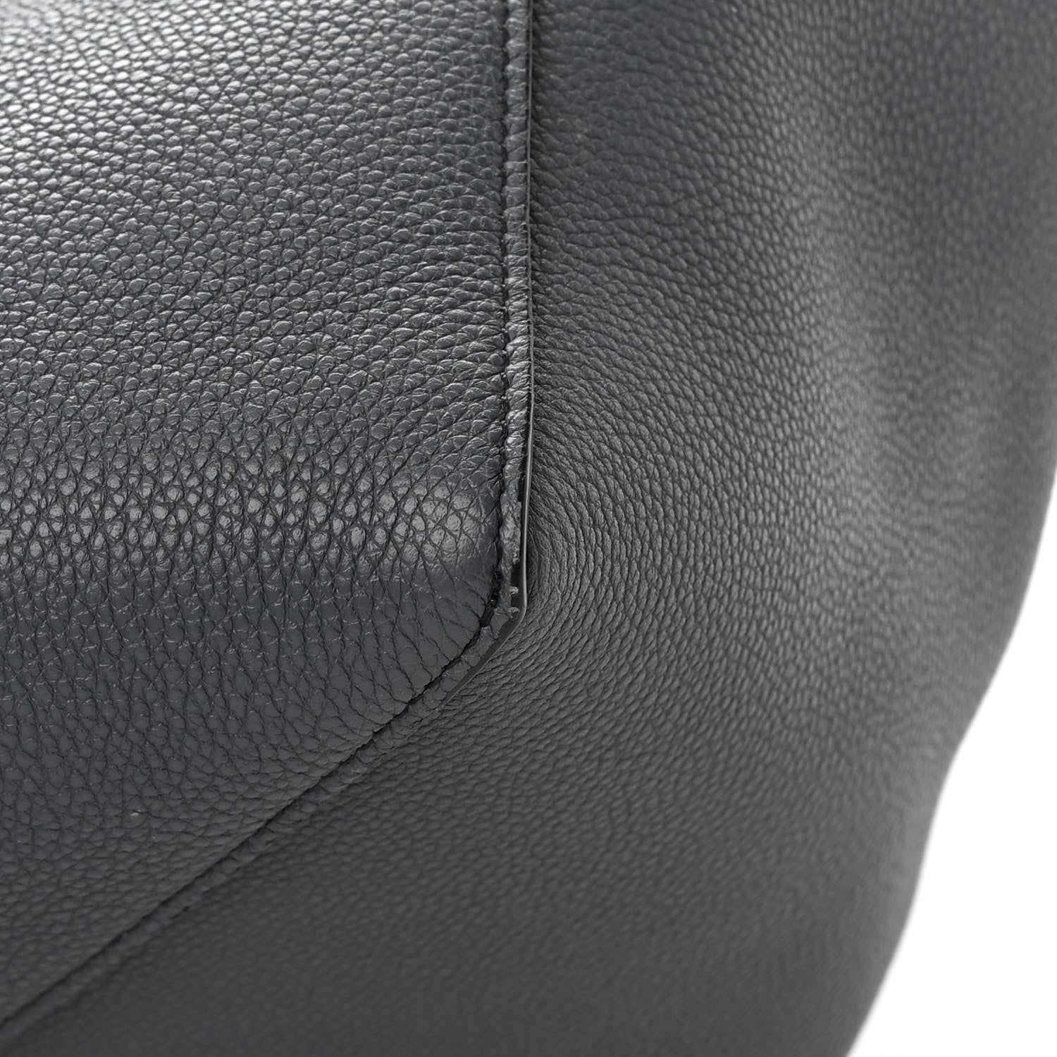 Celine Soft Grained Calfskin Small Belt Cabas Phantom Slate 11 of 12