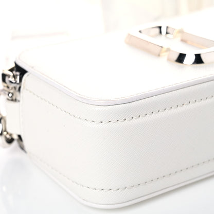 Marc Jacobs Saffiano Small Snapshot Camera Bag White 8 of 15
