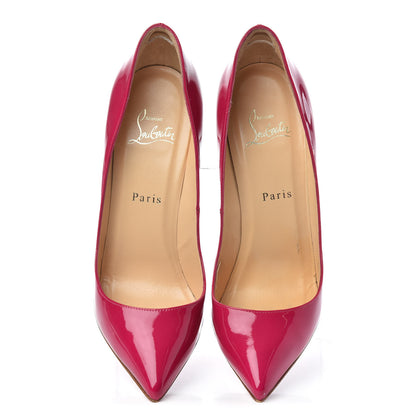 Christian Louboutin Patent Pigalle 120 Pumps 38 Fuchsia 5 of 9
