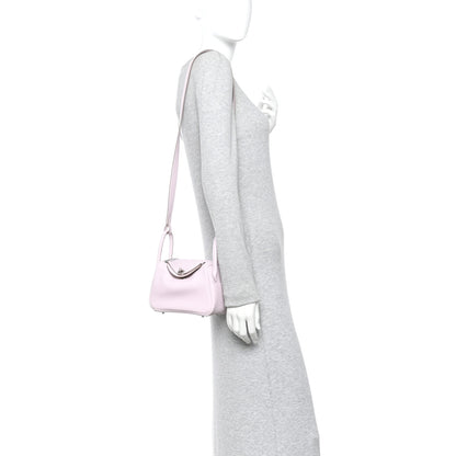 Hermes Swift Verso Mini Lindy 20 Mauve Pale Gold 2 of 10