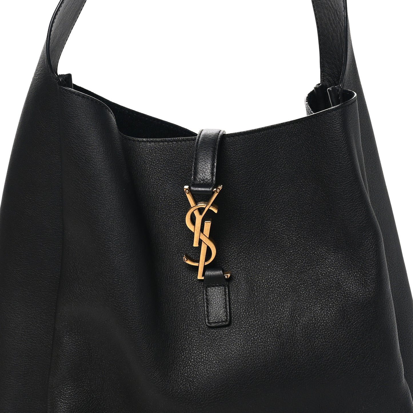 Smooth Calfskin Large Le 5 A 7 Soft Hobo Black
