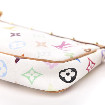 Louis Vuitton Monogram Multicolor Pochette Accessories White 10 of 13