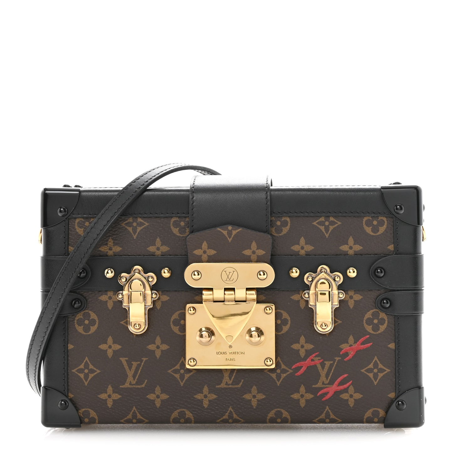 Monogram Petite Malle Black