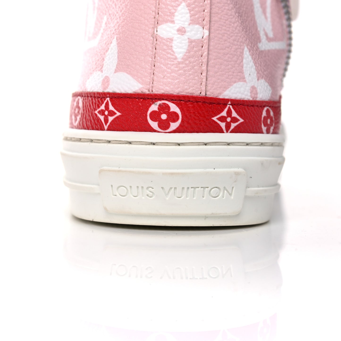 Monogram Giant Stellar Sneaker Boots 40 Rose Rouge