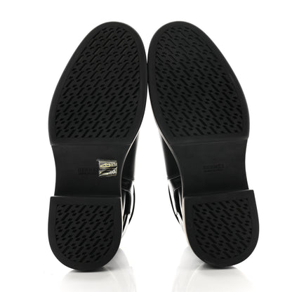 Hermes Calfskin Veo Ankle Boots 35 Black 5 of 9