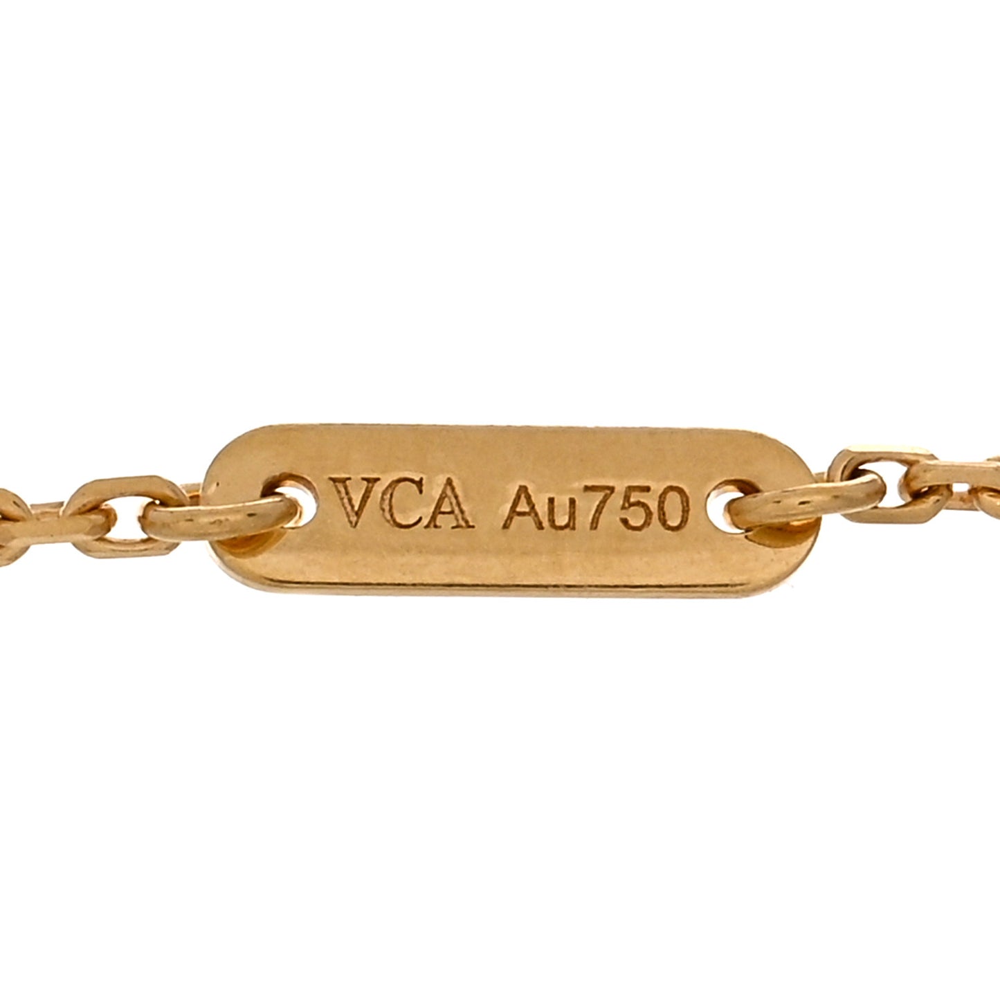 18K Yellow Gold Mother of Pearl Sweet Alhambra Butterfly Bracelet