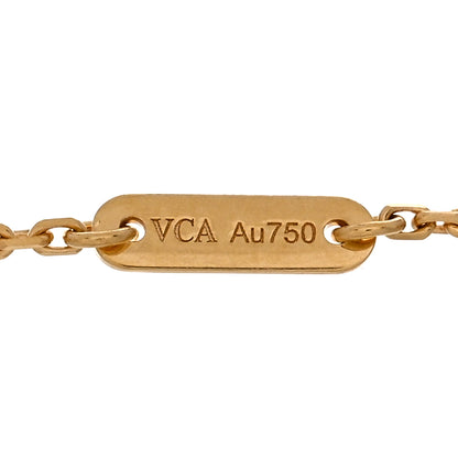 Van Cleef & Arpels 18K Yellow Gold Mother of Pearl Sweet Alhambra Butterfly Bracelet 3 of 5