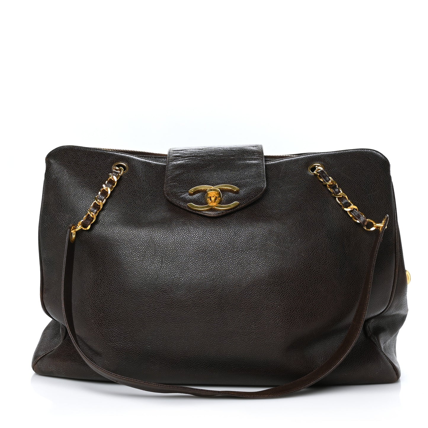 Caviar XL Weekender Bag Brown