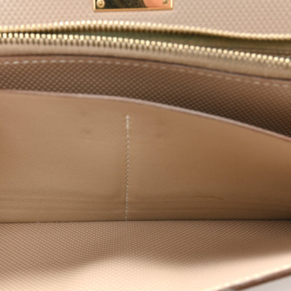 Hermes Grain d'H Kelly Longue Wallet Argile 14 of 23