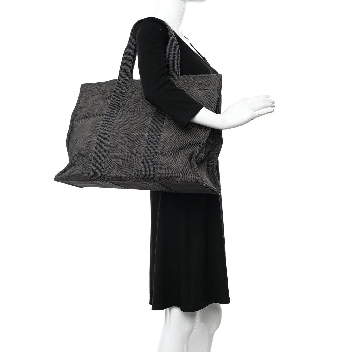 Canvas Herline GM Tote Grey