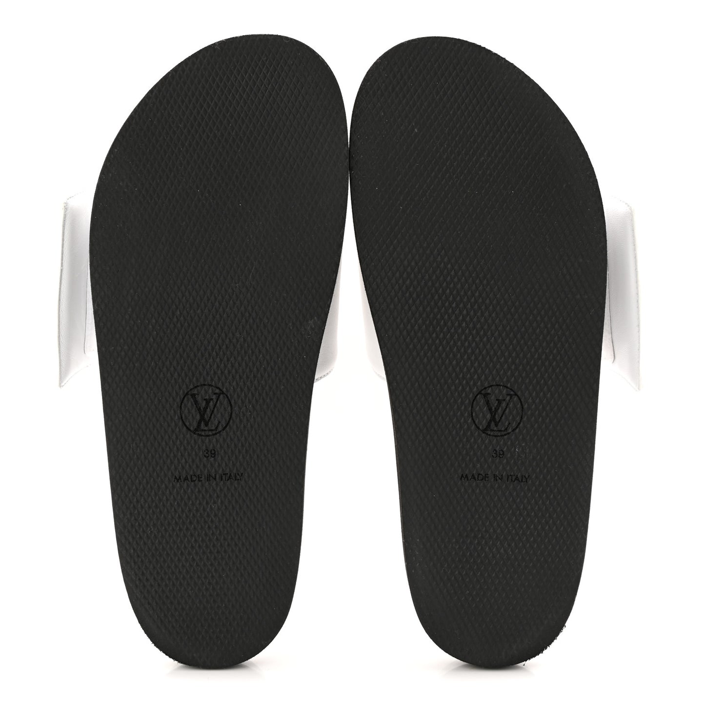 Calfskin Sunset Flat Mule Sandals 39 White
