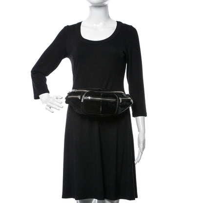 Alexander Wang Suede patent Attica Fannypack Black 2 of 6