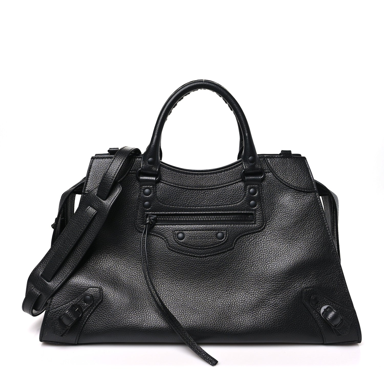 Balenciaga Grained Calfskin Neo Classic Black Hardware S City  Black 1 of 10