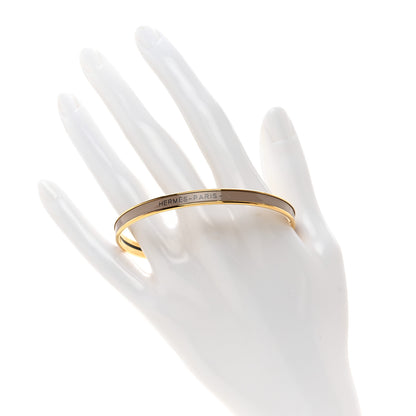Hermes Enamel Uni Bangle 65 Chataigne 2 of 6