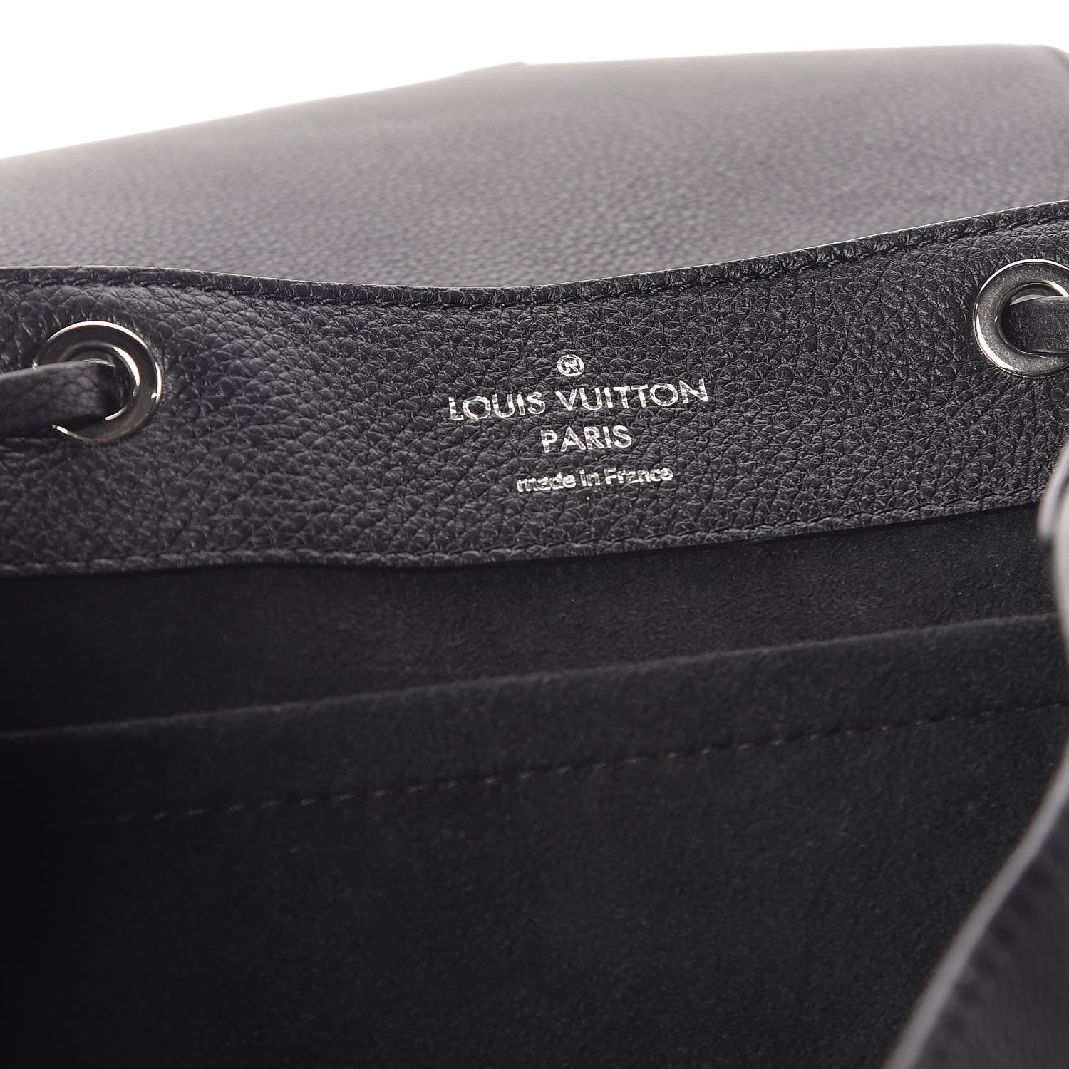 Louis Vuitton Calfskin Lockme Backpack Black 6 of 11