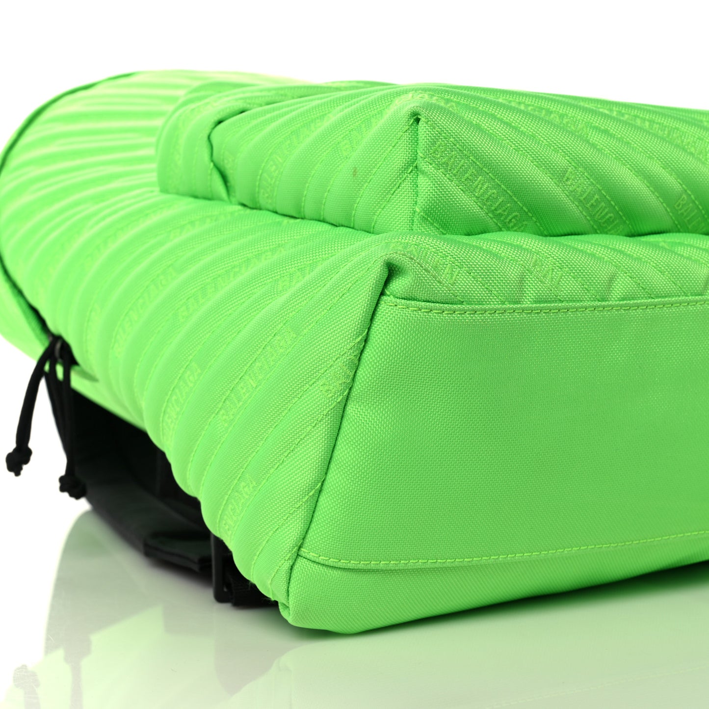 Canvas Matelasse Explorer Backpack Neon Green