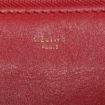 Celine Lambskin Small Trio Crossbody Bag Red 6 of 7