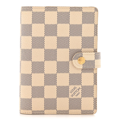 Louis Vuitton Damier Azur Small Ring Agenda Cover 1 of 11
