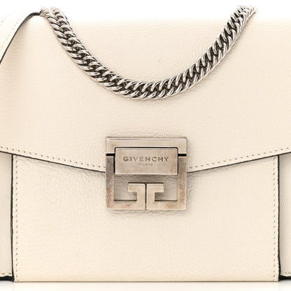 Givenchy Goatskin Small GV3 Shoulder Bag White 7 of 9
