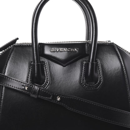 Givenchy Shiny Lord Calfskin Mini Antigona Black 7 of 9