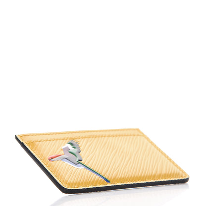 Louis Vuitton Epi Early Bird Card Holder Jonquille 4 of 7