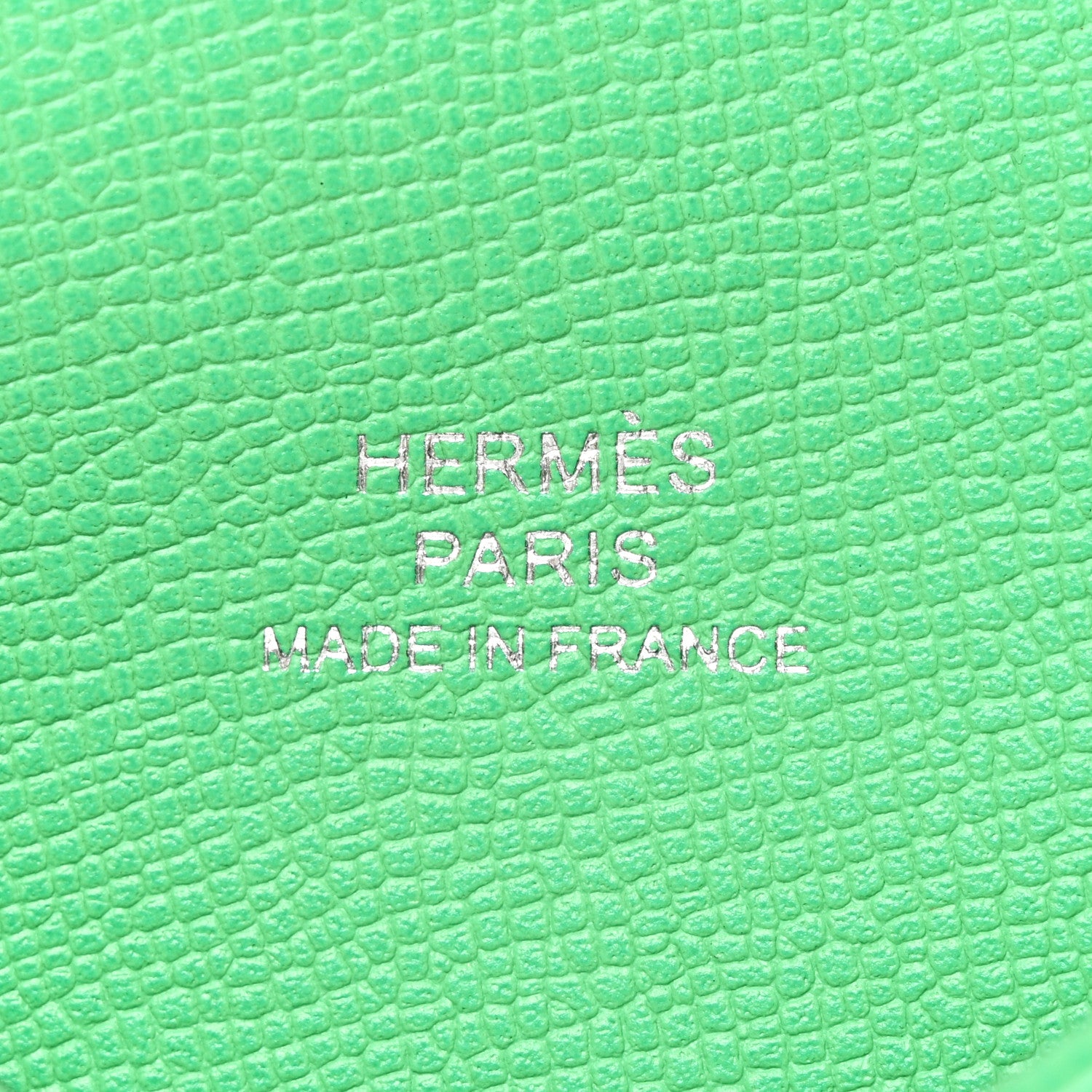 Hermes Madame Calfskin Calvi Card Case Menthe 6 of 8
