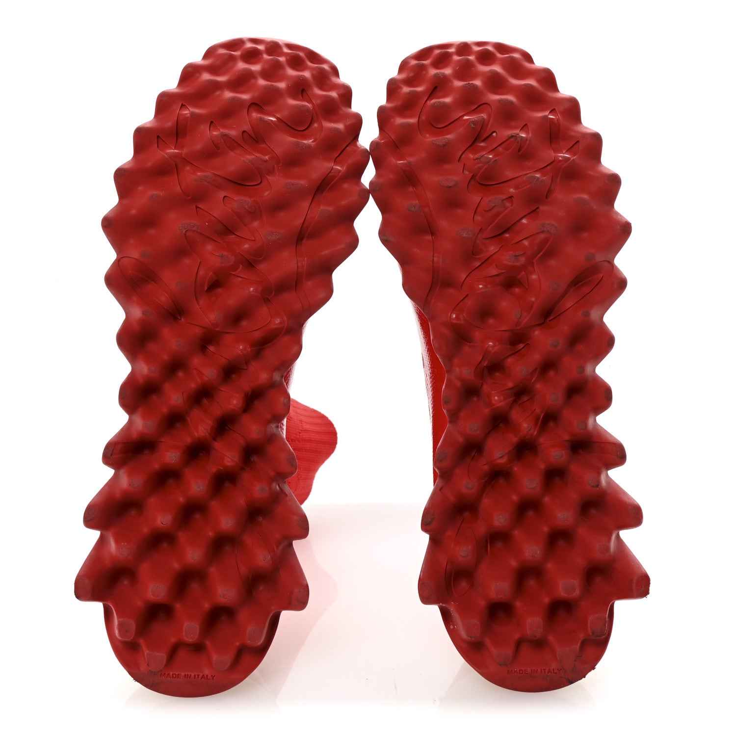 Christian Louboutin Knit Mesh Sharky Sock Sneakers 36 Red 12 of 20