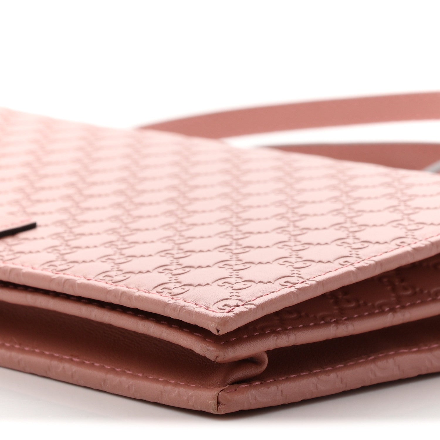 Gucci Microguccissima Crossbody Wallet Soft Pink Soft Pink 9 of 10