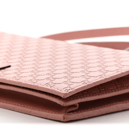 Gucci Microguccissima Crossbody Wallet Soft Pink Soft Pink 9 of 10
