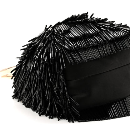 Jimmy Choo Satin Beaded Mini Bon Bon Bag Black 8 of 10