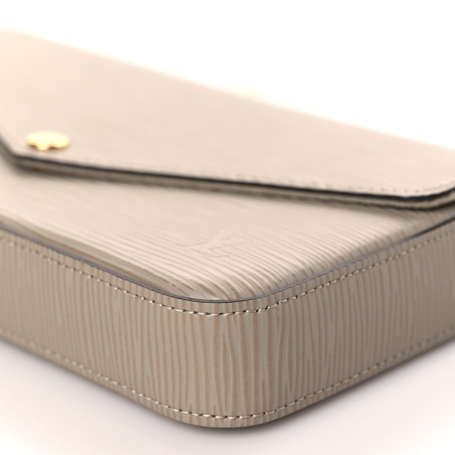 Louis Vuitton Epi Felicie Pochette Chain Wallet Galet 8 of 8