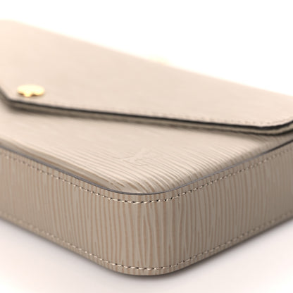 Louis Vuitton Epi Felicie Pochette Chain Wallet Galet 8 of 8