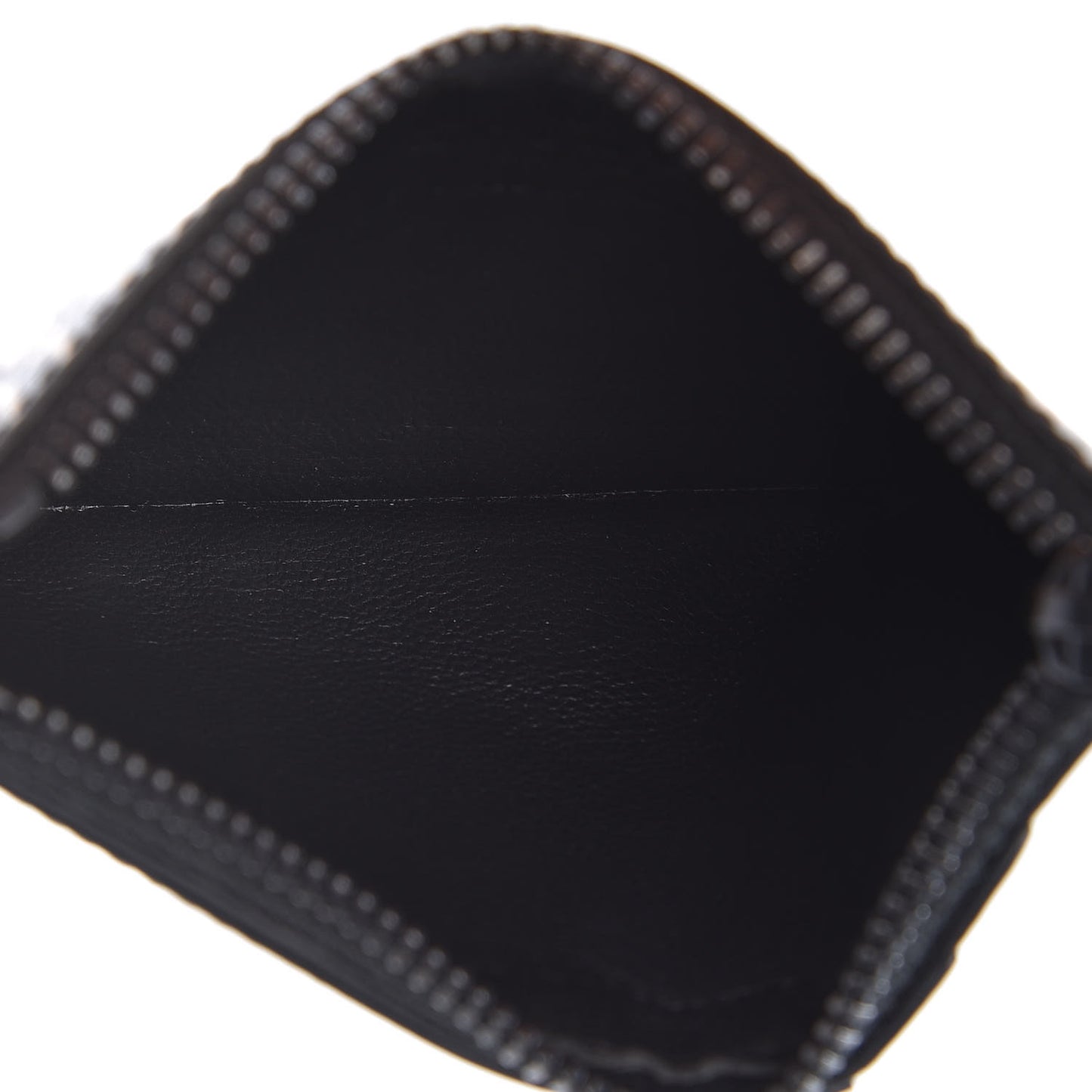 Grain de Poudre Skeleton Print 5 Fragments Zip Pouch Card Holder Black