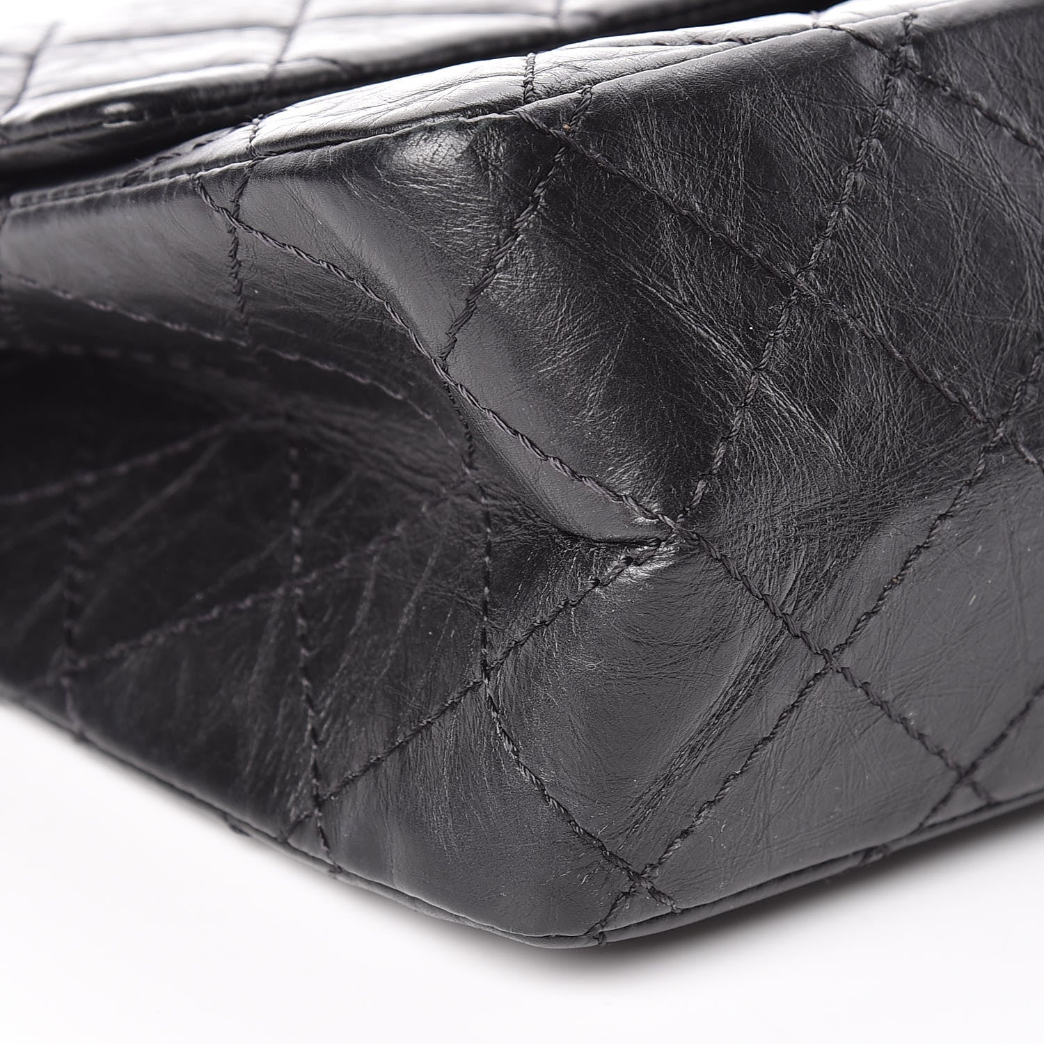 Chanel Aged Calfskin Quilted 2.55 Reissue 226 Flap Black 8 of 9