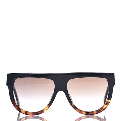 Celine Shadow Sunglasses CL 41026/S Black Havana 2 of 8